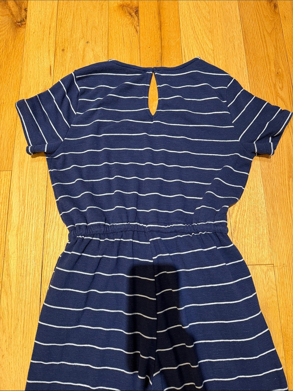 Old Navy Women’s Blue Striped Jumpsuit Size Medium - C1-337 - Picture 8 of 9